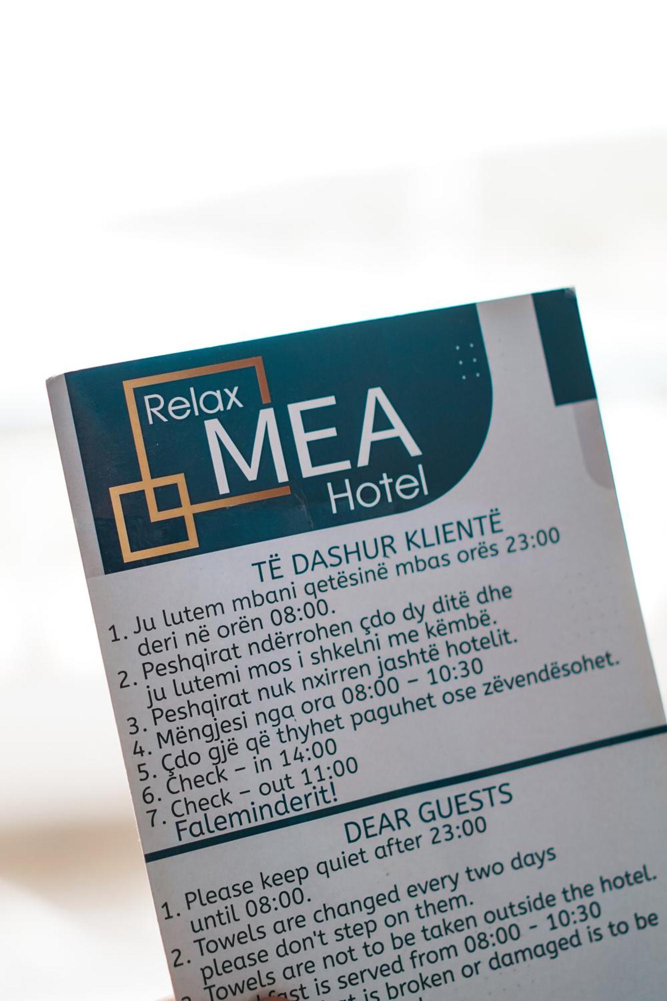 Relax Mea Hotel Sarandë Eksteriør billede